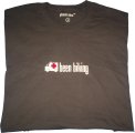 been biking Light Graphite short sleeve t-shirt with backprint